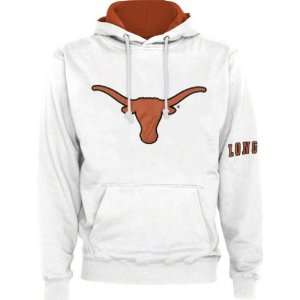  Texas Longhorns Colosseum White Tackle Twill Hoodie 