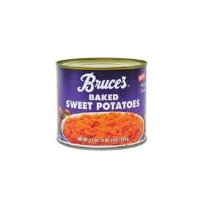Bruces Baked Sweet Potatoes, 21 oz (Pack of 3)  Grocery 
