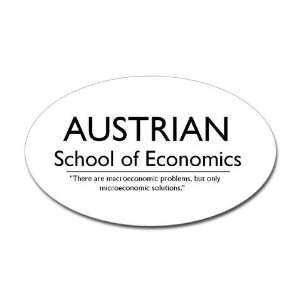  Austrian School of Economics Oval Sticker by  