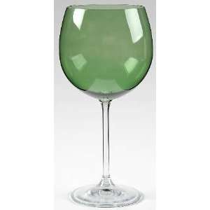  Lenox Tuscany Harvest Green Balloon Wine, Crystal 