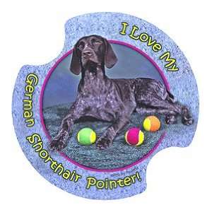  German Shorthair Pointer Carsters   Coasters for Your Car 