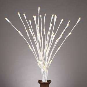   Battery Operated White Lighted Branch with 3 Branches and 60 lights