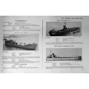    1953 54 Battle Landing Ships Terror Acm Minelayers