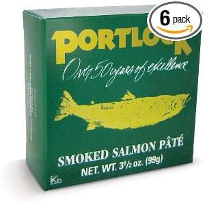 Port Chatham Smoked Salmon Pate, 3.5 Ounce Cans in Green Boxes (Pack 