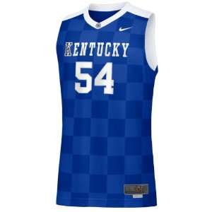  Nike Kentucky Wildcats #54 College Basketball Jersey 
