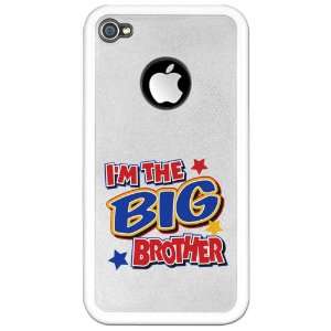    iPhone 4 Clear Case White Im The Big Brother 