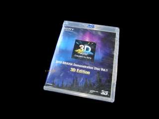 New Sony Bravia 3D TV Ultimate Demo Blu Ray Disc 2010 Vol 1 Dolby 5.1 