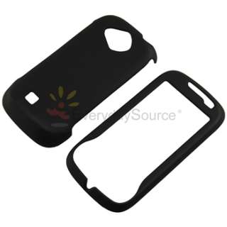 For Samsung U820 Reality Black Rubber Hard Skin Case Cover New  