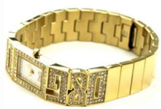   GABBANA Womens DW0287 D&G Ladies Shout Gold Tone Crystal Watch  