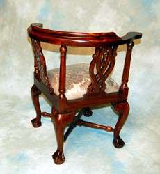 Classic Mahogany Sword Corner Chair  