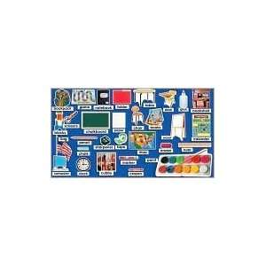   17758 0 Classroom Photos & Labels Mini Bulletin Board Toys & Games
