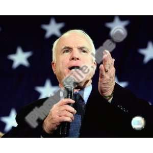  John McCain during a campaign rally at the Tampa 