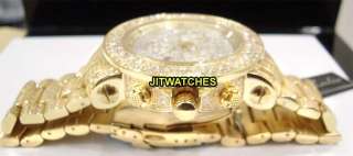 Joe Rodeo Junior 20.5 Ct Diamond Mens Watch Gold  
