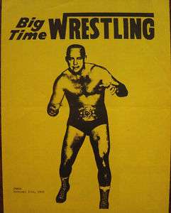 Big Time Wrestling (Pro Wrestling) 2/17/1968 Omaha  