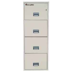 Sentry Safe 4G3100PY 4 Drawer Vertical File, Insulated, UL 