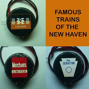 NH NEW HAVEN Famous Trains Drumhead for Lionel, Williams, MTH 