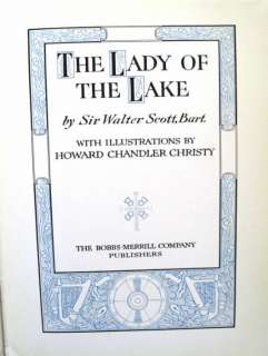 LADY OF THE LAKE HOWARD CHANDLER CHRISTY SCOTT 1910  