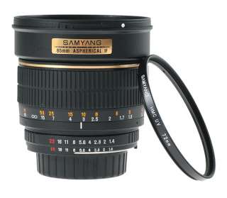 SAMYANG 85mm f1.4 MC IF Lens for Nikon D7000 D5000 D90  