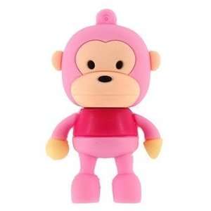  4GB Monkey Mini Flash Drive (Pink) Electronics
