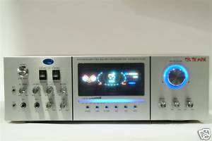   2125w INTEGRATED 4/2 CHANNEL AMPLIFIER SILVER TAPE VCD INPUTS  