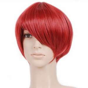  Red Short Length Anime Cosplay Wig Costume Toys & Games