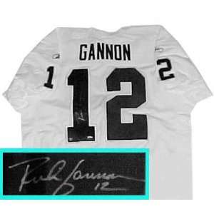 Rich Gannon Oakland Raiders Autographed White Jersey