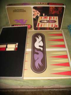 Vintage 1975 S & R Backgammon Board Game MINT complete  