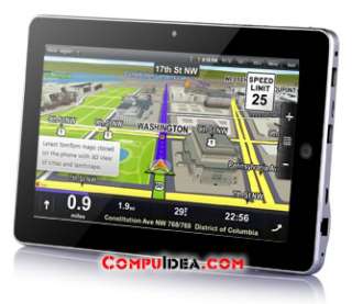 GPS . You can  any navigation software from the Android Market 
