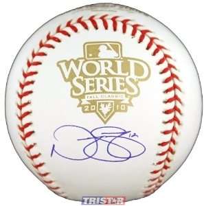  Nate Schierholtz Autographed Baseball   TRISTAR 2010 World 