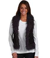   Mongolian Fur Vest vs DKNYC Plus Size Plus Size L/S Ruffle Front Cozy