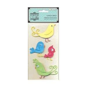  The Paper Company Paper Bliss Stickers 7X3 Sheet Whimsy Birds; 3 