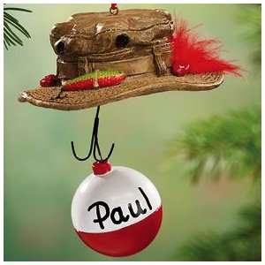  Fishing Hat and Bobber Ornament   Personalized Everything 