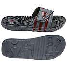 Adidas Adissage Mens Slides With Foot Message Gray/Red #G45629