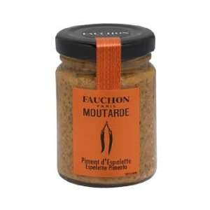 Fauchon Mustard with Espelette Chili Pepper  Grocery 