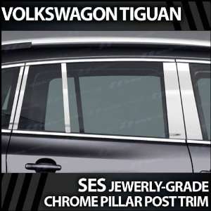  2009 2012 Volkswagen Tiguan 10pc. SES Chrome Pillar Trim 