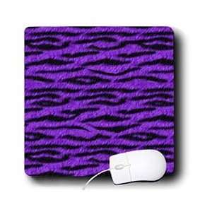     Purple and Black Tiger Animal Print   Mouse Pads Electronics