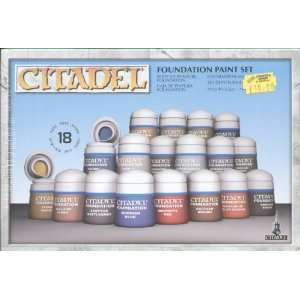  Games Workshop Citadel Foundation Paint Set (18 paints 