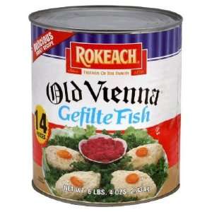  Rokeach, Fish Gefilte Old Vienna 14Pc, 120 Ounce (6 Pack 