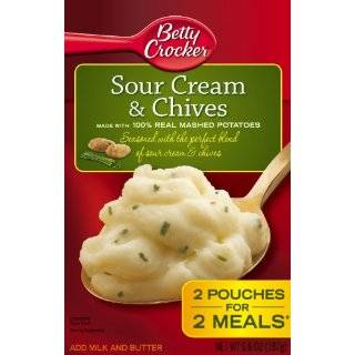 Betty Crocker Roasted Garlic Mashed Potatoes, 7.2 Ounce Boxes (Pack of 