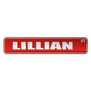   LILLIAN ST  STREET SIGN NAME