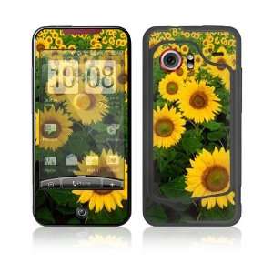  HTC Droid Incredible Skin Decal Sticker   Sun Flowers 