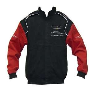  Chrysler Crossfire Racing Jacket Black and Red Sports 
