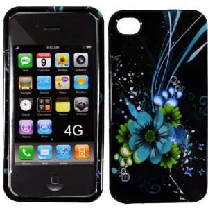  For Apple Iphone 4GS 4G CDMA GSM Design Cover   Blue 