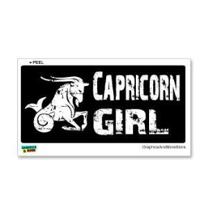  Capricorn Girl   Zodiac Horoscope Sign   Window Bumper 