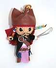 Captain Jack Sparrow Pirate Lucky Voodoo String Doll Keychain Ornament