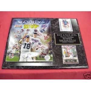 Eli Manning Peyton Manning 2 Card Collector Plaque  Sports 