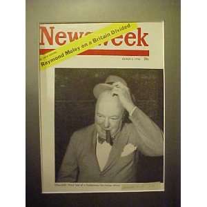   Churchill March 6, 1950 Newsweek Magazine Professionally Matted Cover