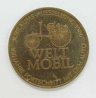 EXHIBITION WELT MOBIL DAIMLER BENZ 1986 MEDAL COIN  