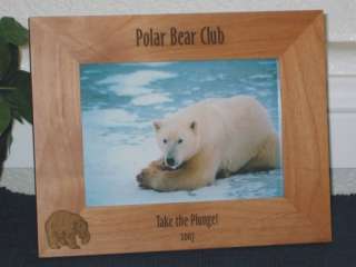 Polar Bear Picture Frame Personalized Souvenir  