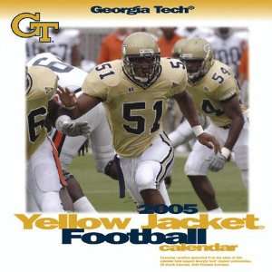  Georgia Tech Yellow Jackets 2005 Wall Calendar Sports 